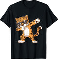 Funny Leopard Dabbing Dance Cute Cheetah Lover Gift Apparel Viral TikTok Find US Top Pick