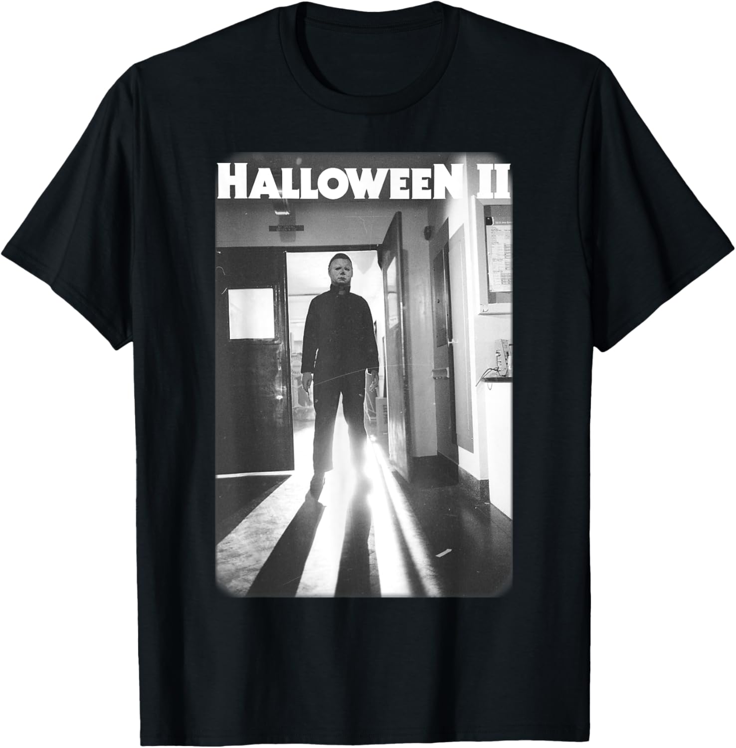 Halloween 2 Michael Myers Faded Poster Apparel | Premium Quality