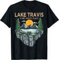 Fishing Boating Camping - My Happy Place Lake Travis Apparel | Google Shopping Optimized | Top Rated Comfort