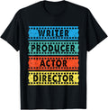 Writer Producer Actor Director - Movie Filmmaker Filmmaking Apparel | Premium Quality | Perfect Gift Idea
