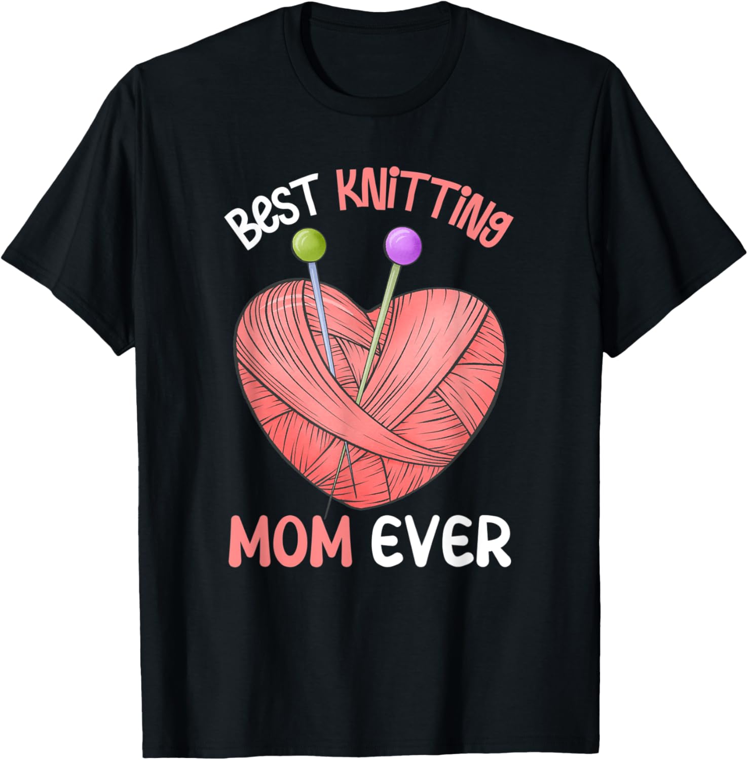 Funny Best Knitting Mom Ever Crocheting Yarn Mother's Day Yarn Supply | Trending 2025 | Perfect for Crafters