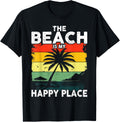 Beach the Beach Is My Happy Place Woman Apparel | Trending 2025 | Perfect Gift Choice