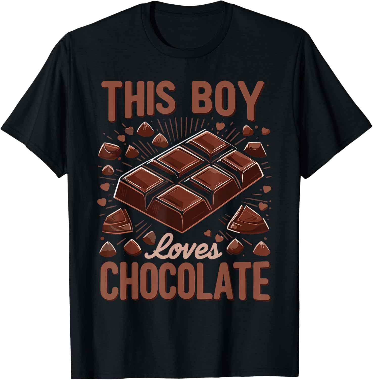 Chocolate Dessert This Boy Loves Chocolate Apparel | Best Seller Pick | Comfort Daily Wear