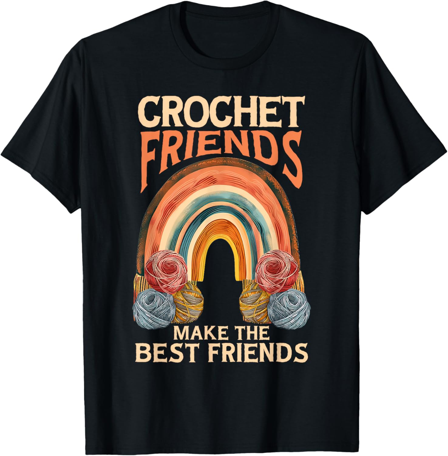 Crochet Friends Make the Best Friends Boho Rainbow Yarns Yarn Supply | Trending 2025 | Customer Favorite