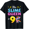 Slime Queen 9th Birthday Crafter Sensory Play Squish Maker Apparel | Best Seller Pick | Must-Have Style