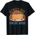 Vintage World's Best Pancake Maker Funny Pancake Maker Gift Apparel | Premium Quality | Must-Have Style