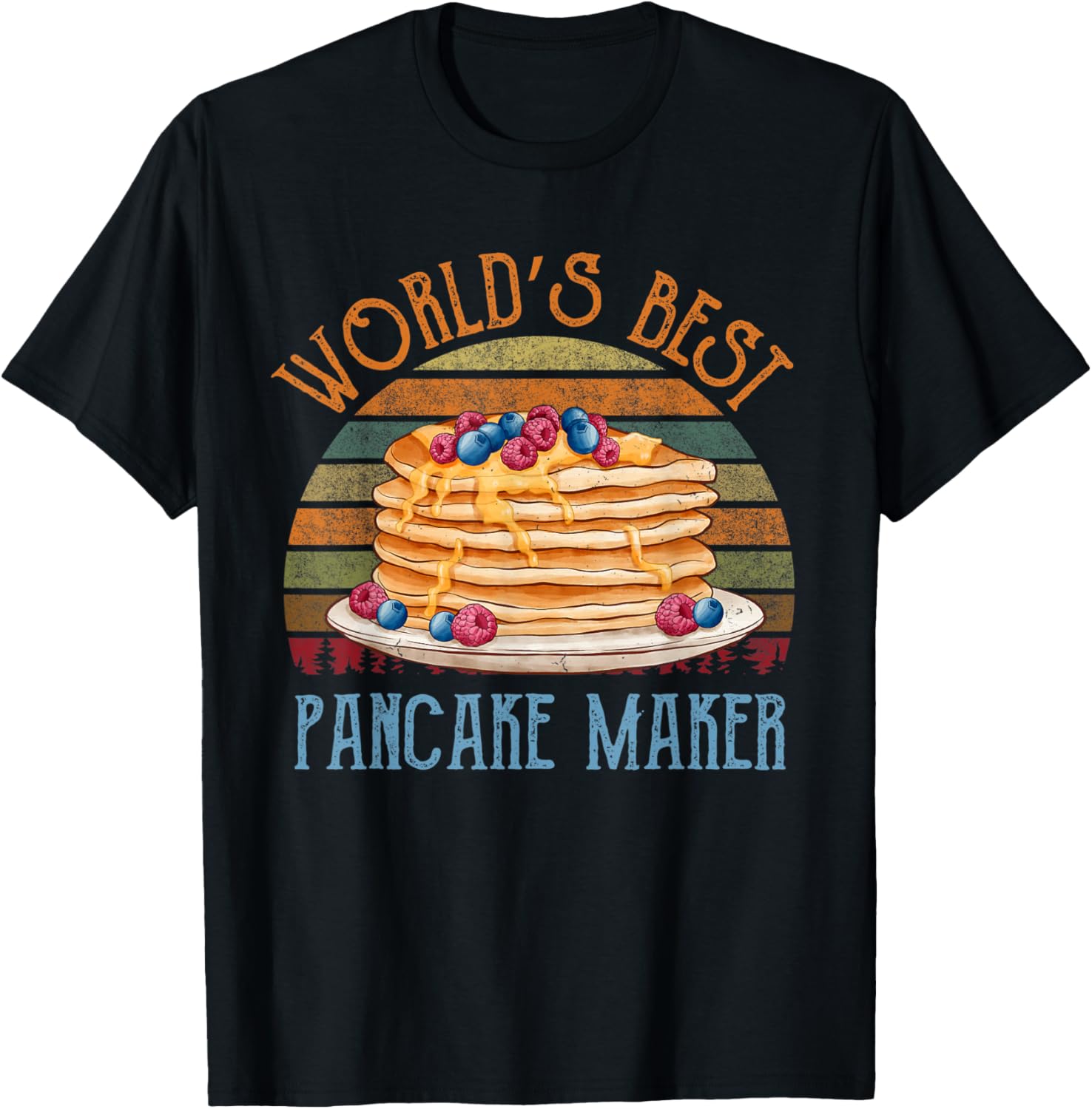 Vintage World's Best Pancake Maker Funny Pancake Maker Gift Apparel | Premium Quality | Must-Have Style