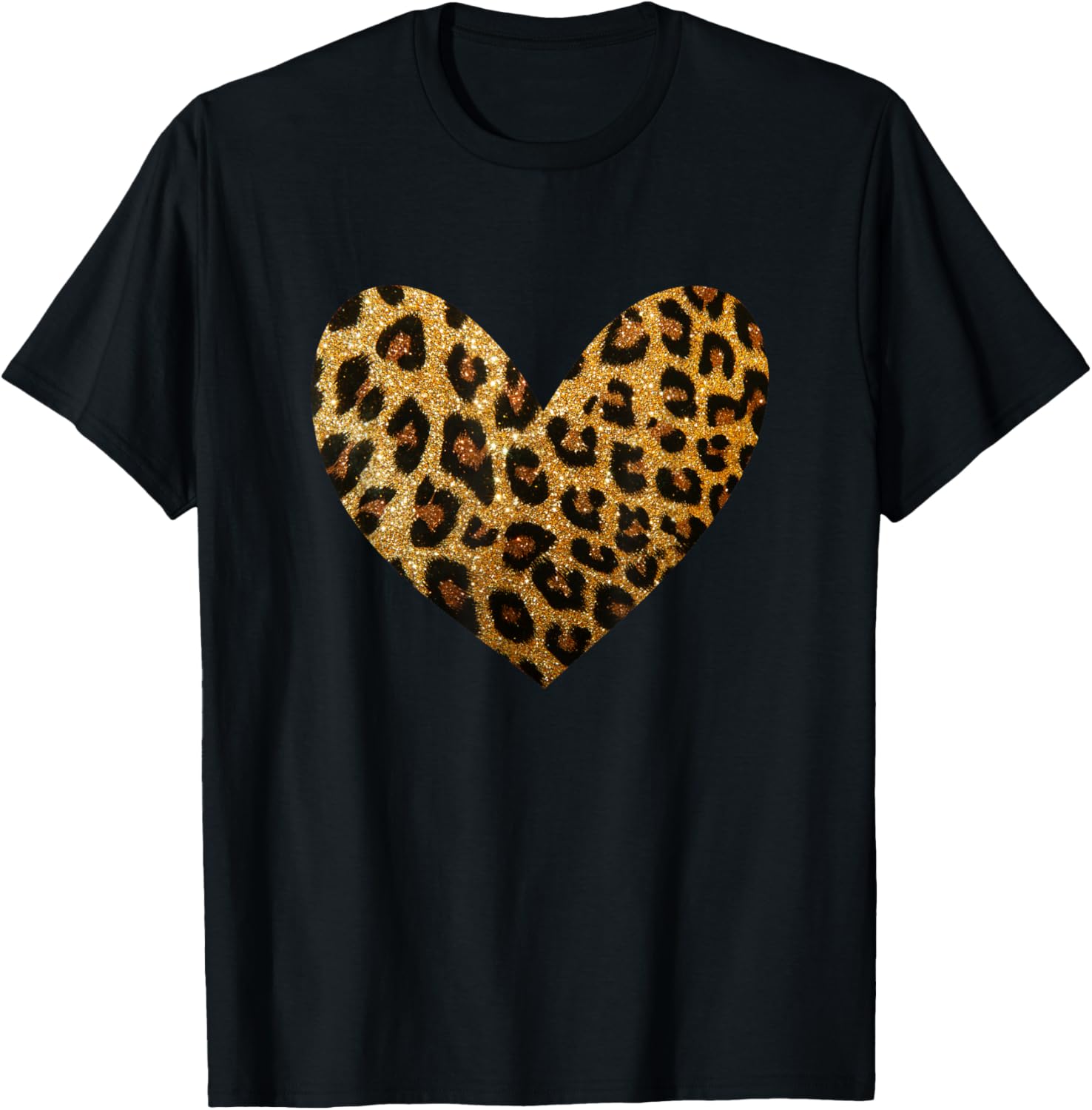 Natural Leopard Pattern Heart Cheetah Print Cat Lover Men Women Girls Kids Apparel Viral TikTok Find Fan Favorite