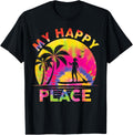 Paddle Board Standup Funny My Happy Place Sub Girl Women Apparel | Trending 2025 | Daily Wear Essential