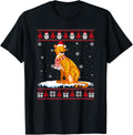 Santa Hat Ugly Christmas Sweater Men Women Kids Cheetah Sweater High Search Demand US Top Pick