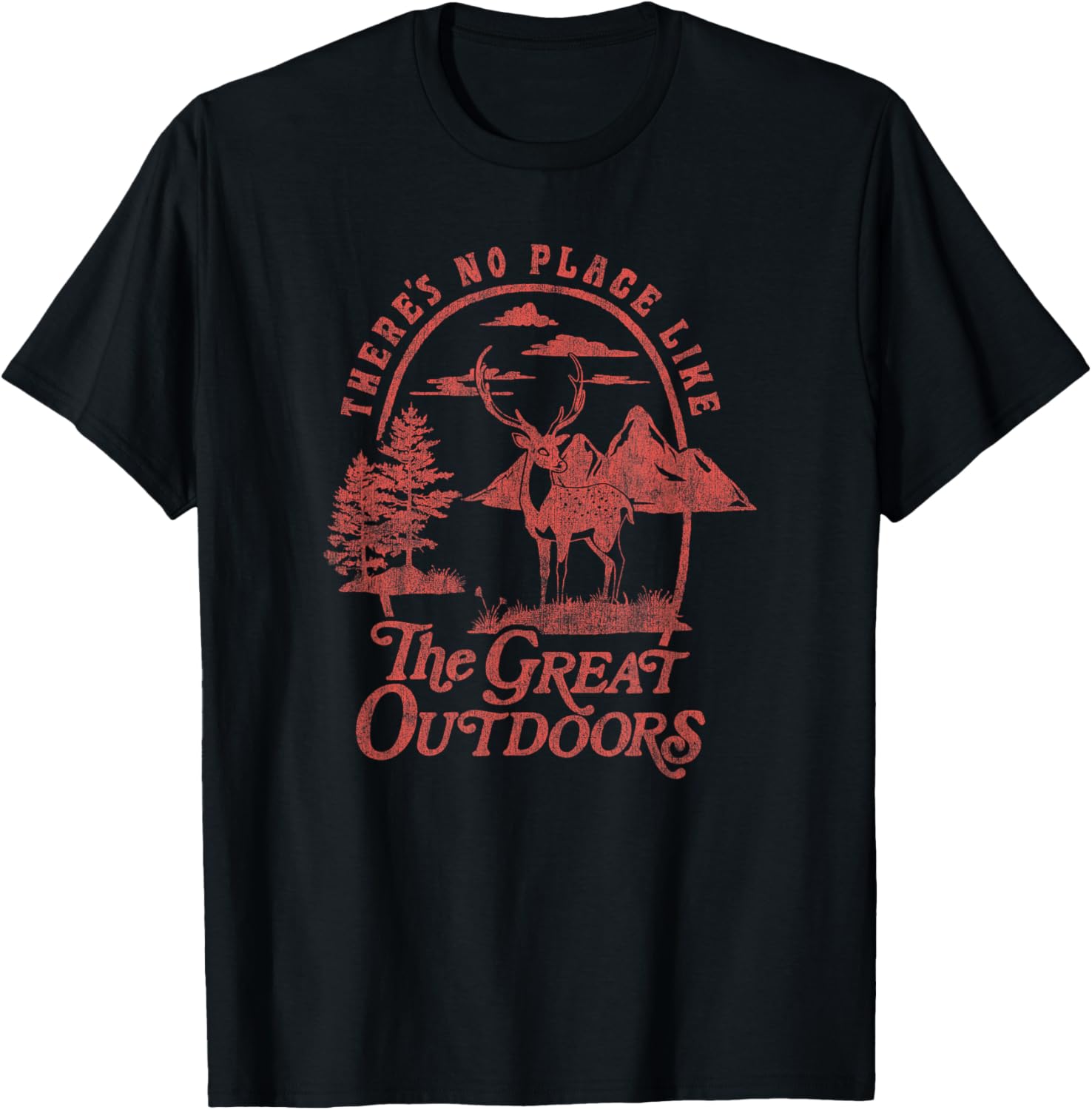 There's No Place Like The Great Outdoors Deer Landscape Apparel | Bestseller Style | Top Rated Comfort