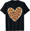 Cheetah Leopard Heart Apparel Comfort Fit Gift Ready