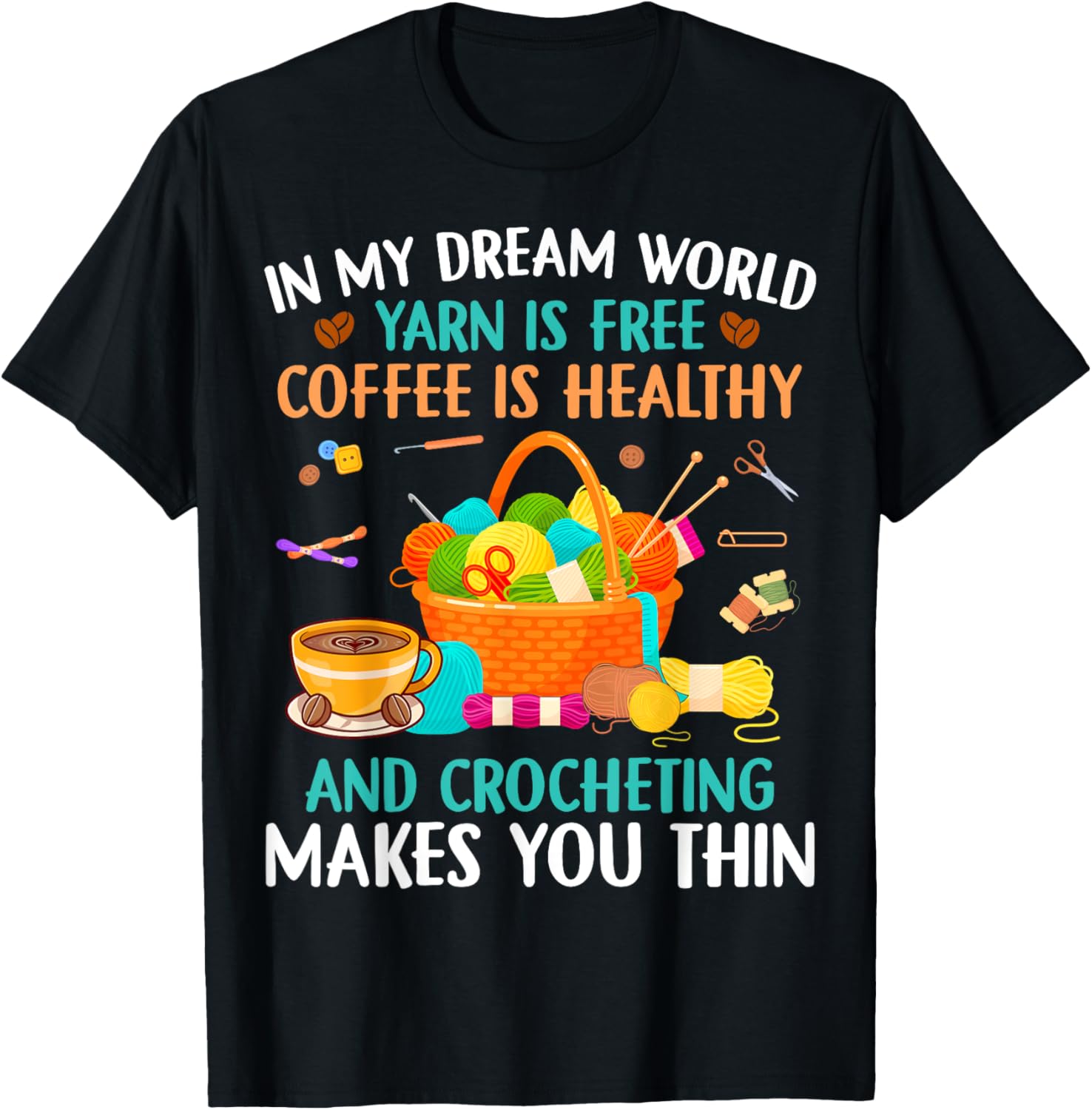 Funny Crochet Yarn Coffee Collecting knit Yarn Ball knitting Yarn Supply | High Search Volume | Perfect for Crafters