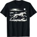 Silhouette Running Mammal Wildlife Savanna Cave Art Cheetah Apparel Viral TikTok Find Hot Right Now