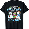 Librarian Christma Shirt Theres Snow Place Like The Library T-Shirt | Premium Quality | Daily Wear Essential