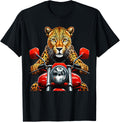 Biker Motorcyclist Leopard Cheetah Racing Machine Motorcycle Apparel High Search Demand Gift Ready
