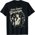 Here Comes Trouble Funny Troublemaker Cowgirls Apparel | Trending 2025 | Comfort Daily Wear