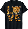 Leopard Print LOVE Cheetah Face Wild Animals Gift Apparel High Search Demand US Top Pick