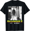 Halloween 2 Michael Myers Doorway Portrait Poster Apparel | Everyday Casual Wear