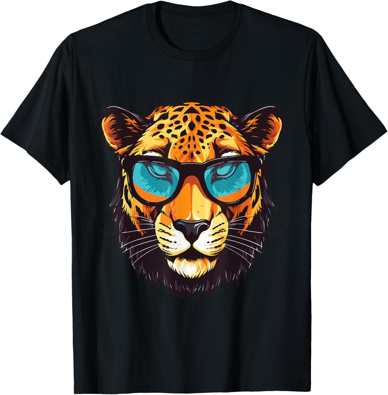 Cheetah Head Funny Stylish Animal Portrait Apparel Trending US Hot Right Now