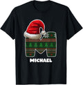 Christmas Letter M First Name Michael Apparel | US Best Seller