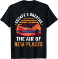 Escape & Breathe The Air Of New Places Apparel | Google Shopping Optimized | Aesthetic Casual Look