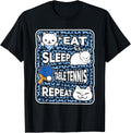 Eat Sleep Table Tennis Repeat Boy Kid Ping Pong Lover Outfit Apparel Trending US Fan Favorite