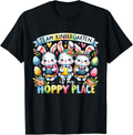 Funny Bunnies Teacher Team Kindergarten Is My Hoppy Place Men Women Kids Apparel | Bestseller Style | Perfect Gift Choice
