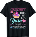 Crochet fills my days yarn fills my living room dining room Yarn Supply | Trending 2025 | Perfect for Crafters