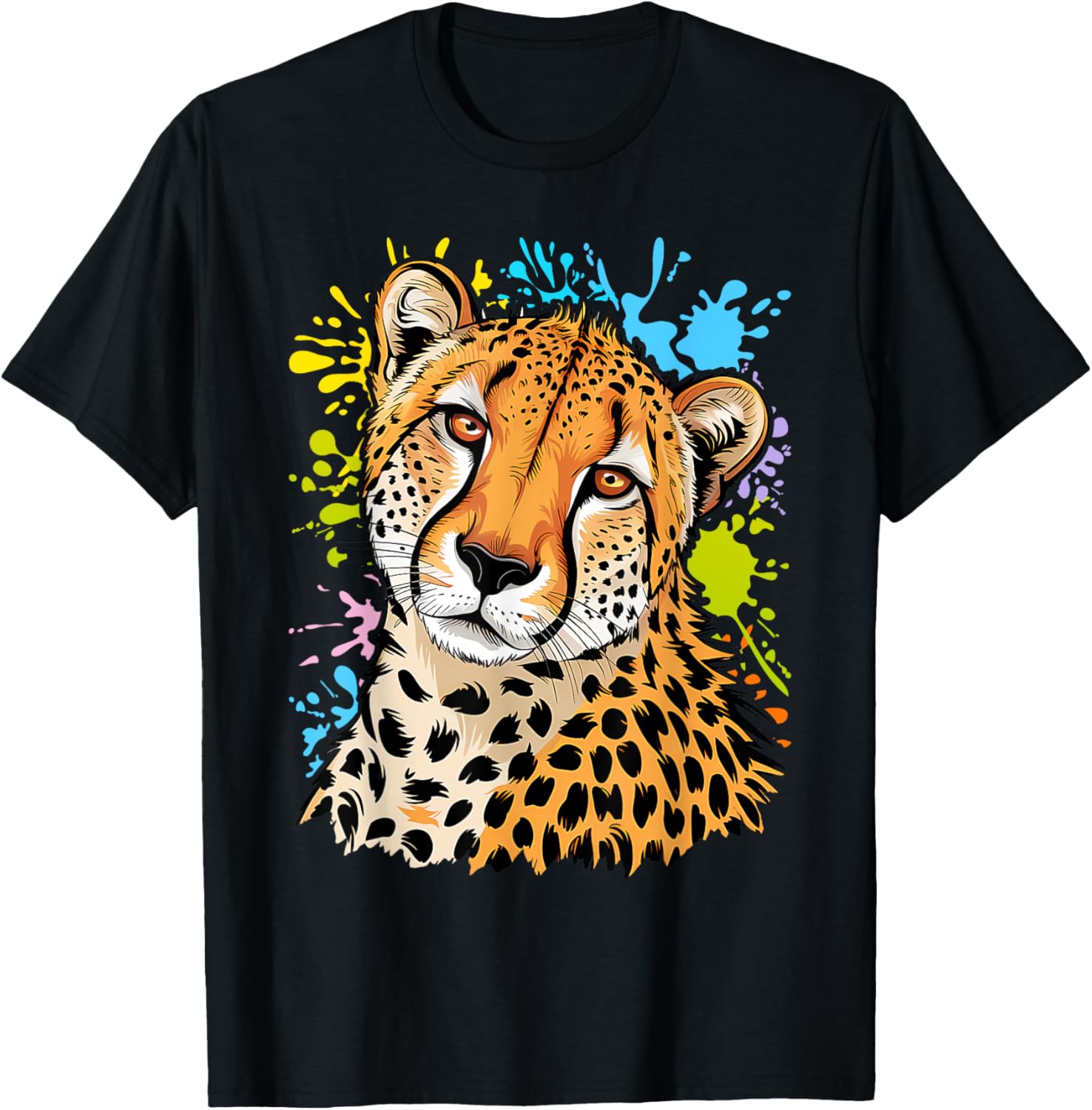 Cute Cheetah Lover Illustration Wild Cat Love Men Women Girl Apparel Viral TikTok Find Gift Ready