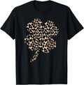 Shamrock 4 Four Leaf Clover Cheetah Leopard Print Apparel Trending US Gift Ready