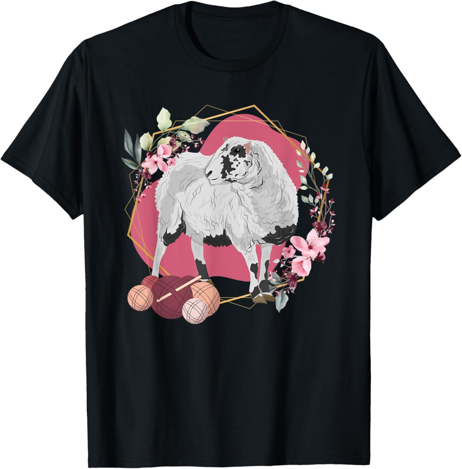 Wool Sheep with Flower Border and Yarn Yarn Supply | Top Rated | High CTR Title