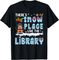 Christmas Librarian There's Snow Place Like The Library Apparel | Premium Quality | Aesthetic Casual Look