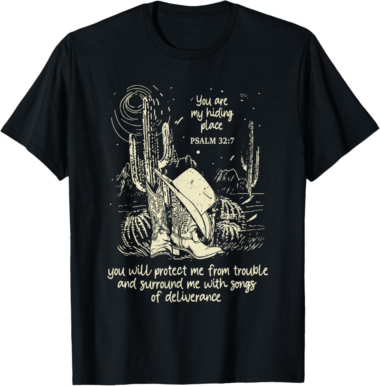 You Are My Hiding Place You Will Protect Me...Of Deliverance Apparel | High Search Volume | Aesthetic Casual Look