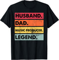 Husband Dad Music Producer Making Beats Beat Maker Mens Apparel | Trending 2025 | Aesthetic Fit