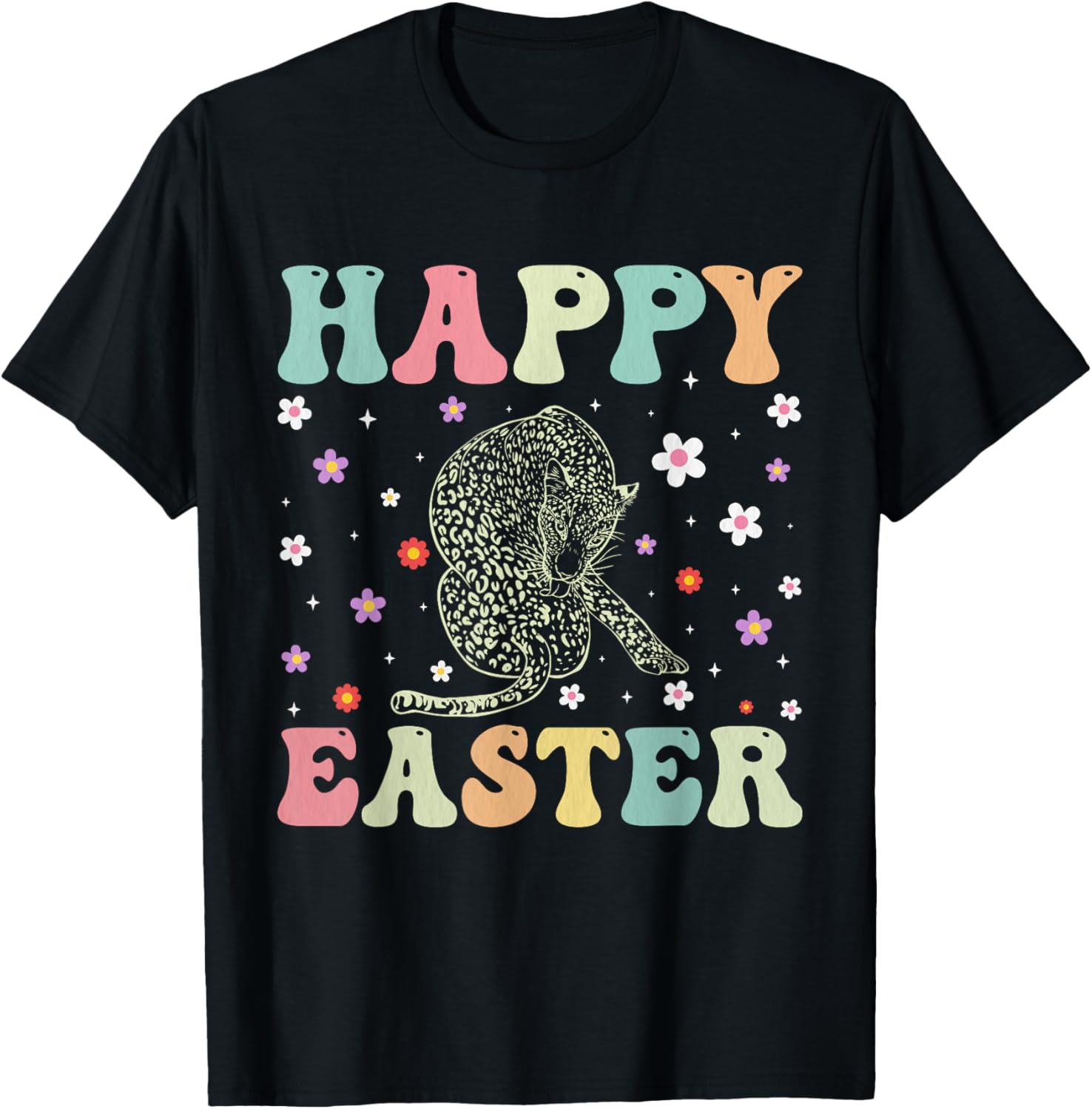 Happy Easter Cheetah Lover Funny Easter Costume Apparel Premium Print Gift Ready