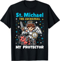 Saint Michael the Archangel Catholic Archangel Pray for kids Apparel | US Best Seller