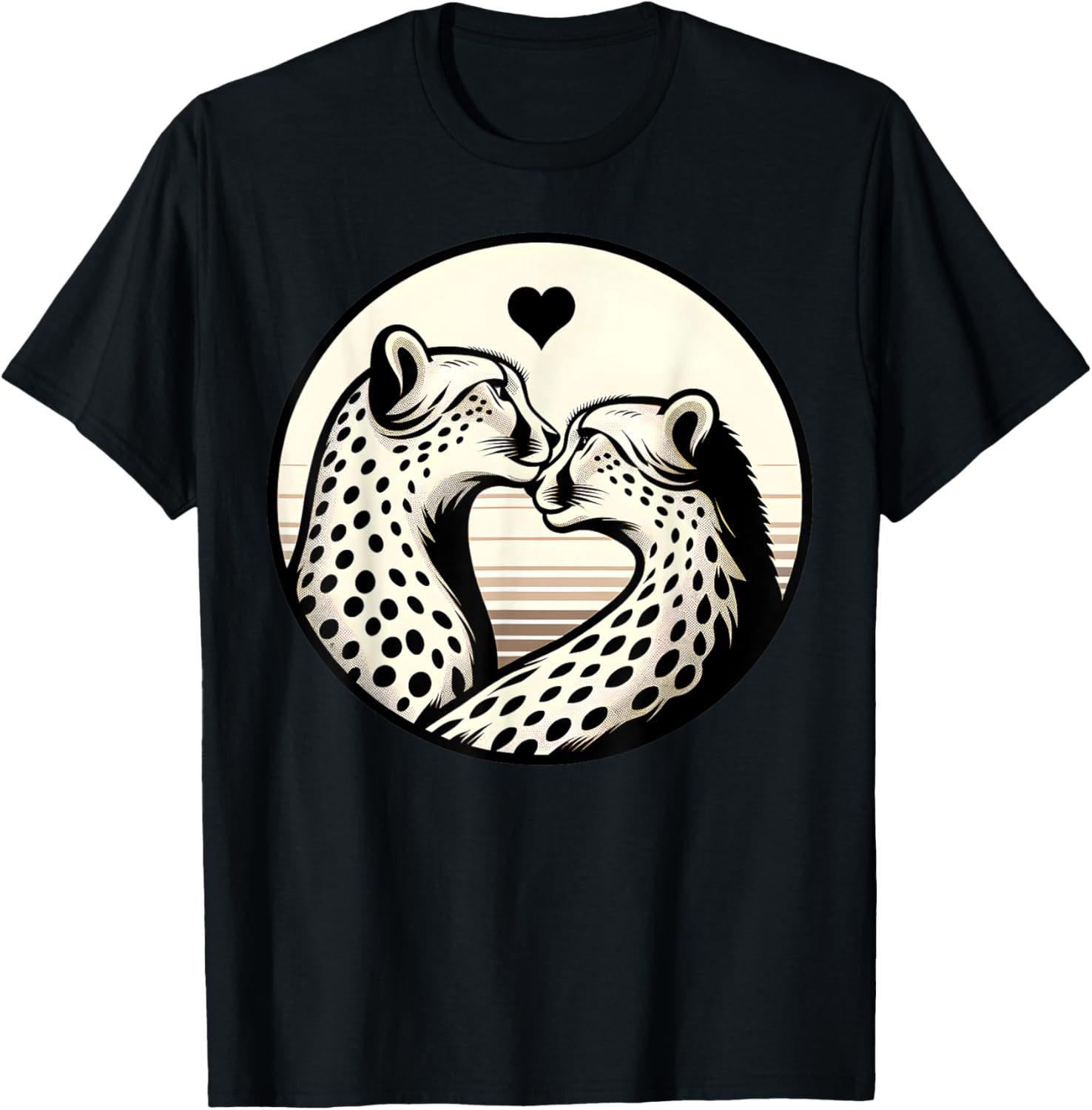 Retro Cheetah Couple Apparel Trending US Fan Favorite