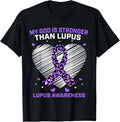 My God Is Stronger Purple Cheetah Print Lupus Awareness Apparel High Search Demand Best Seller Look