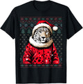 Ugly Cheetah Xmas Holiday Santa Hat Cheetah Christmas Apparel High Search Demand US Top Pick