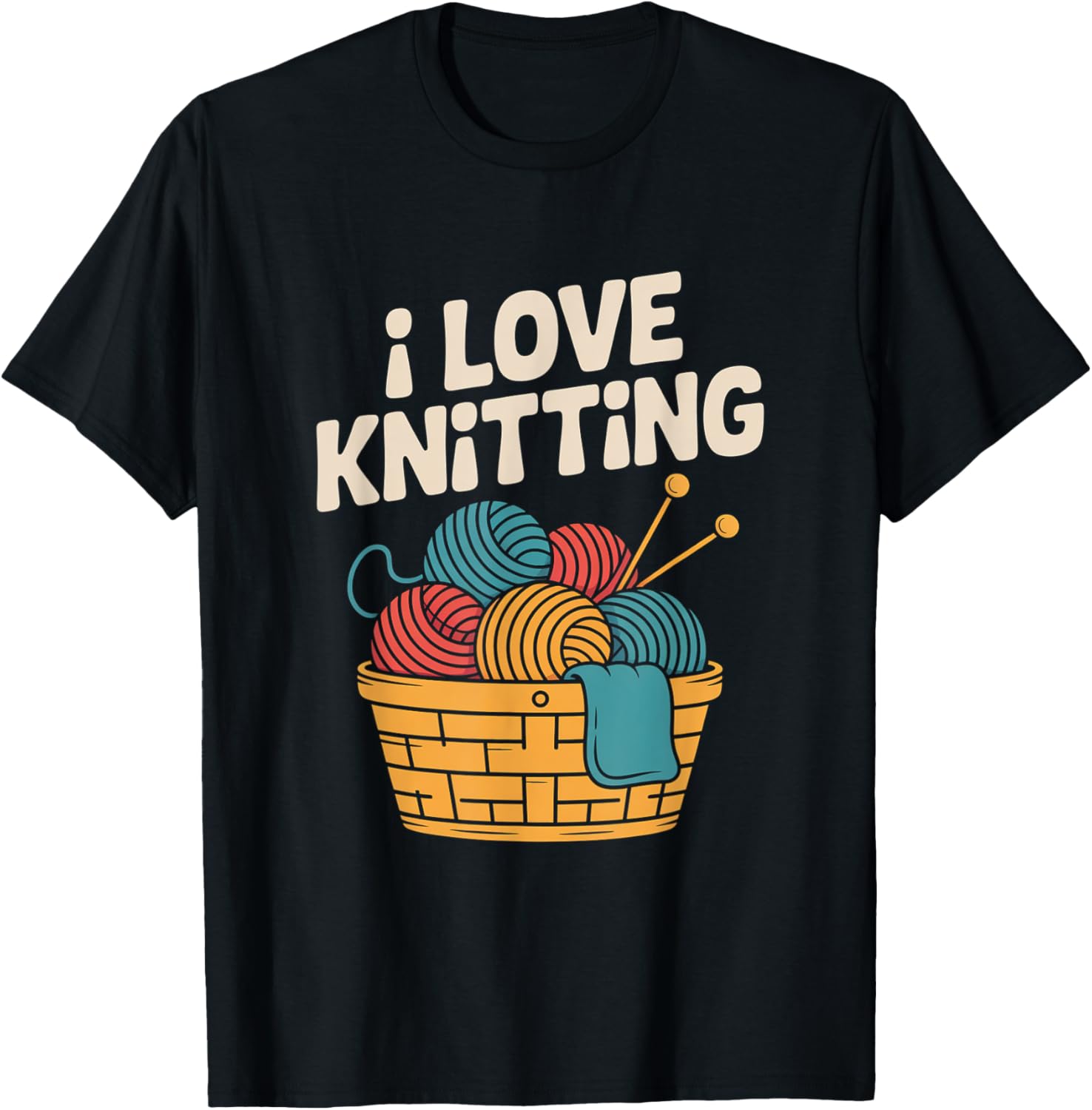 I Love Knitting Yarn Basket Needles Yarn Supply | Premium Quality | Best Seller Choice