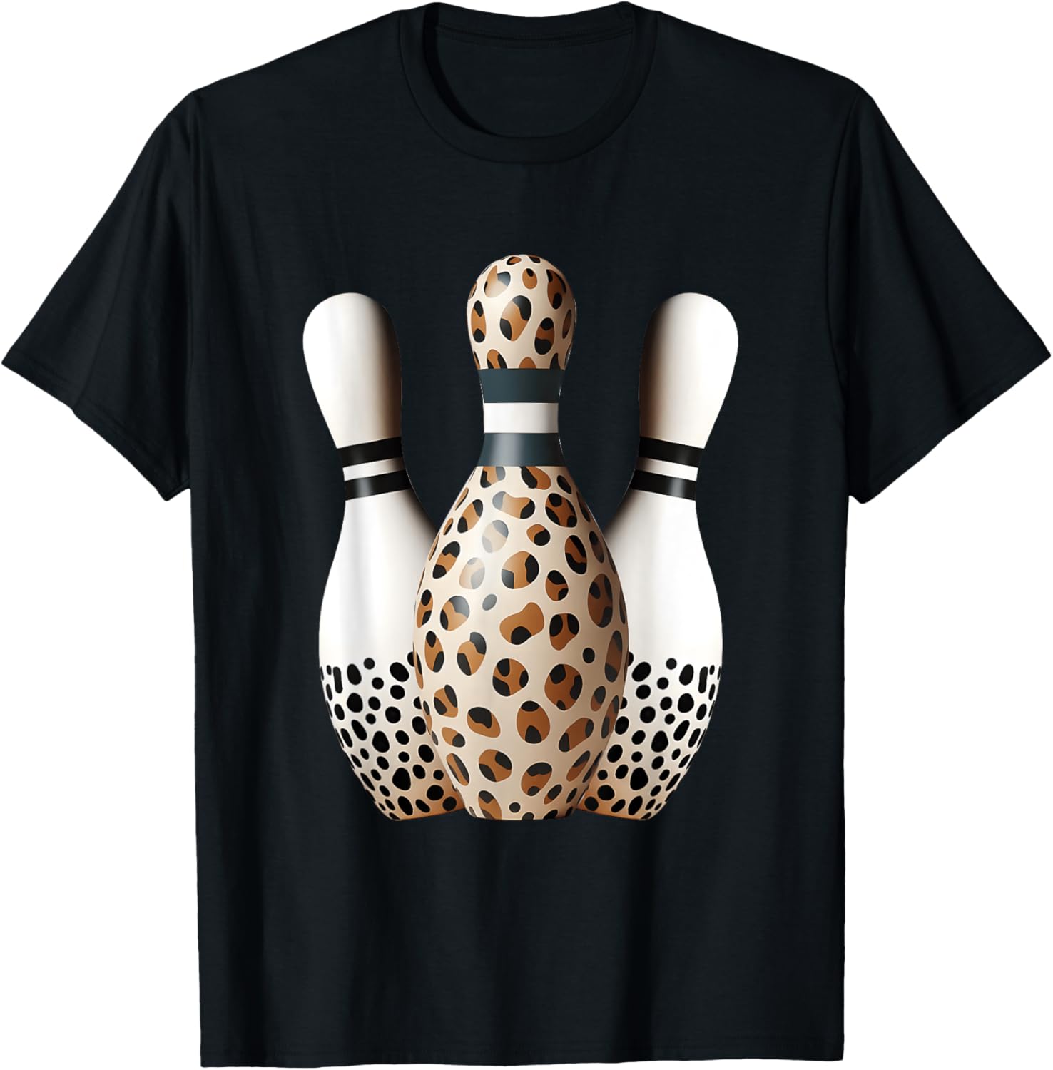 Bowling Pins Leopard Cheetah Print Bowler Sport Graphic Apparel Viral TikTok Find US Top Pick