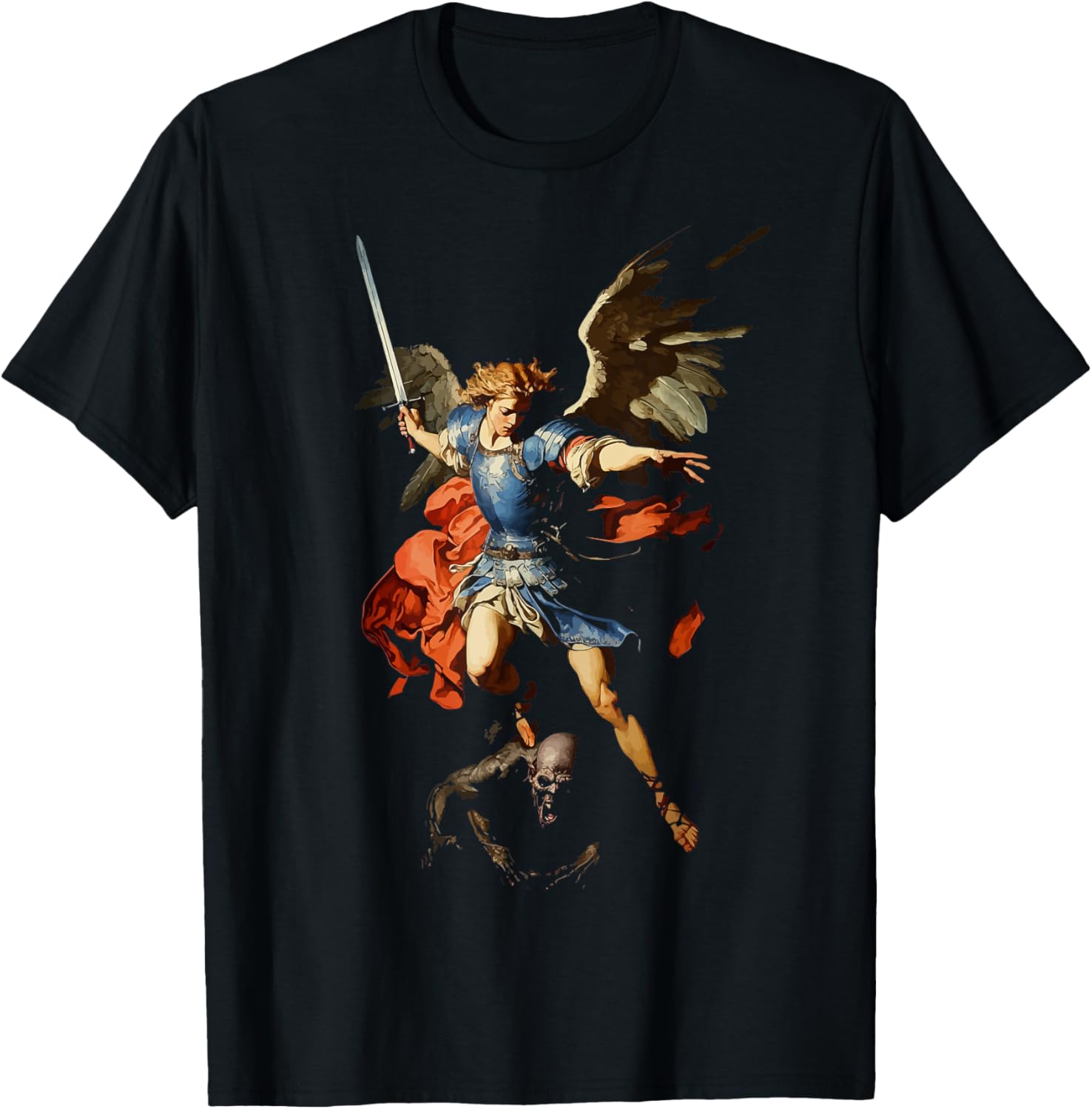 St Michael The Archangel Defend Us In Battle Apparel | US Best Seller