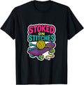 Stoked on Stitches Knitting Skateboard Retro Yarn Design Yarn Supply | Top Rated | Customer Favorite