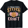 I Practice Stitch Craft Hobby Knit Yarn Knitter Knitting Yarn Supply | Viral US Pick | High CTR Title