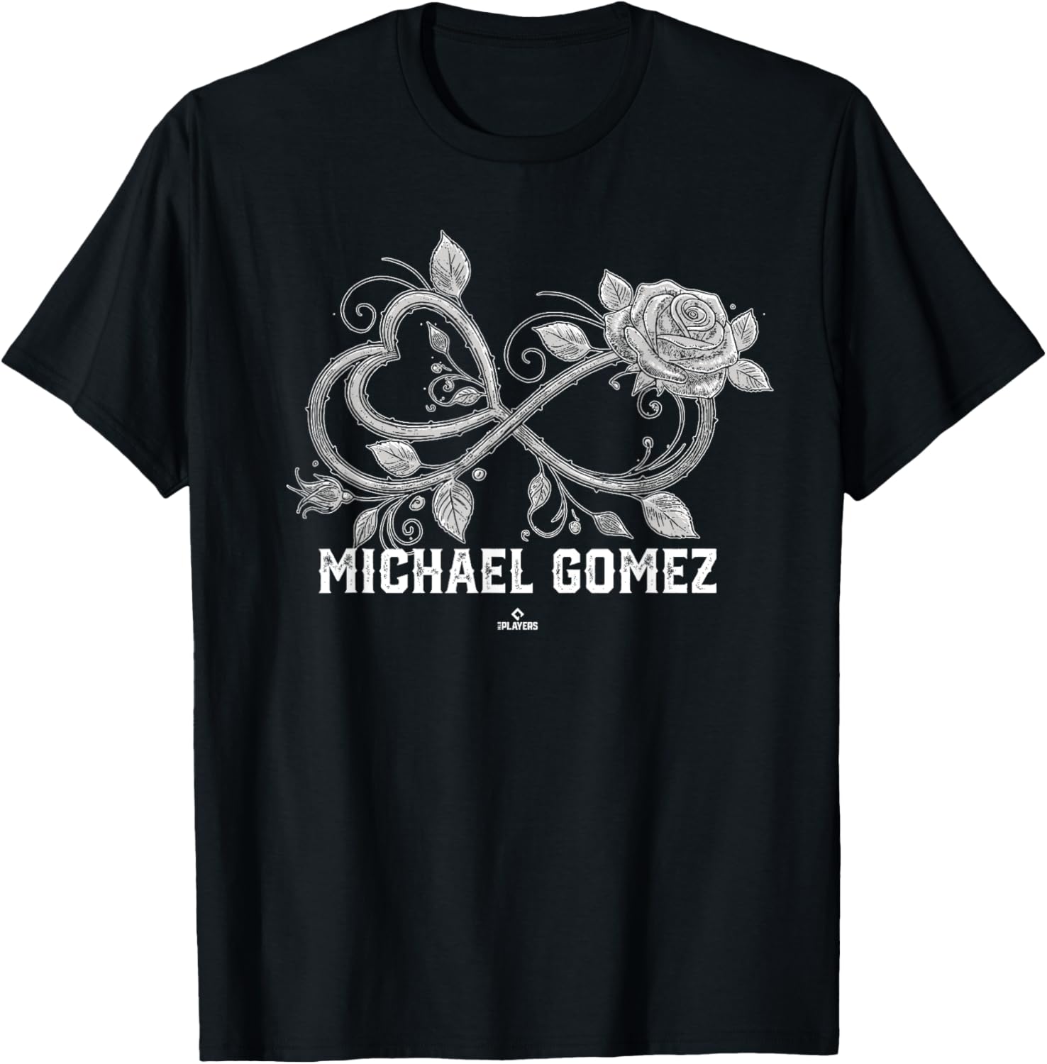 Infinite Heart Rose Thorns Michael Gomez Prospect Baseball Apparel | Premium Quality
