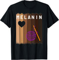 Melanin Shades Black Pride Men Women Crochet Yarn Lovers Yarn Supply | High Search Volume | Customer Favorite