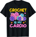 Crochet is My Cardio Crocheting Lovers Yarn Knitting Yarn Supply | Premium Quality | Best Seller Choice