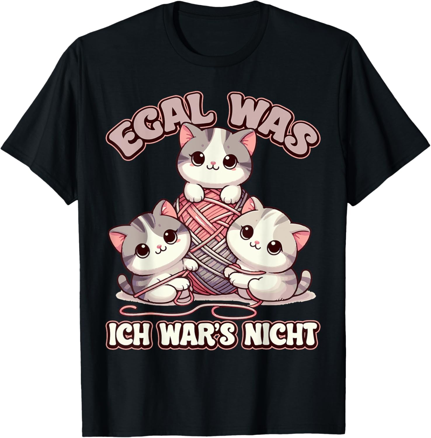 Egal Was Ich War's Nicht Cute Cats Yarn Yarn Supply | Viral US Pick | Best Seller Choice