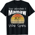 Never Underestimate a Mamaw Who Spins Yarn Spinning Wheel Yarn Supply | Top Rated | High CTR Title